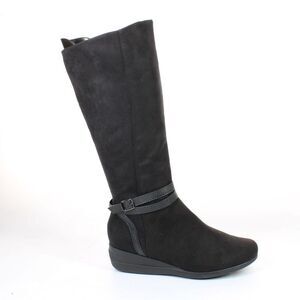 Piccadilly Womens Sola Black Fashion Boots EUR 36 Medium (B, M)